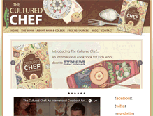 Tablet Screenshot of culturedchef.com